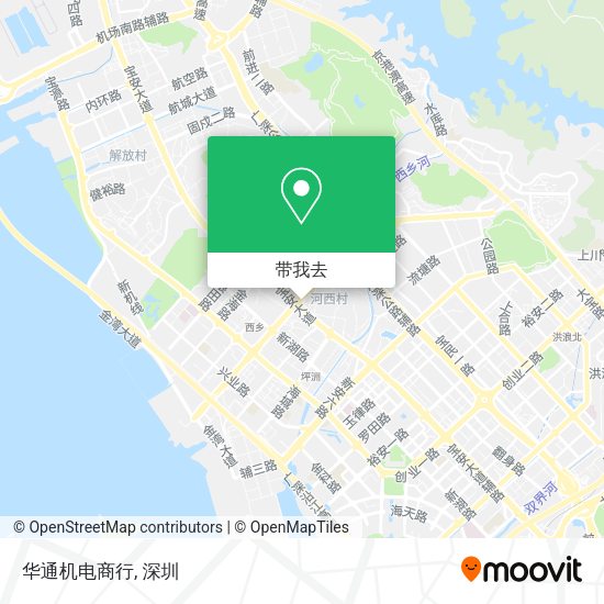 华通机电商行地图