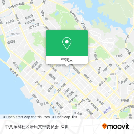 中共乐群社区居民支部委员会地图