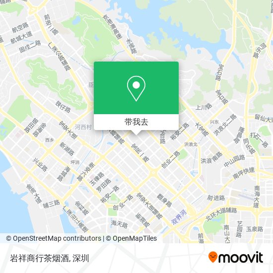 岩祥商行茶烟酒地图