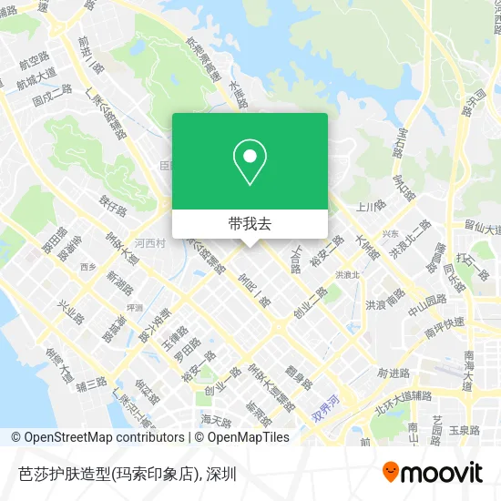 芭莎护肤造型(玛索印象店)地图