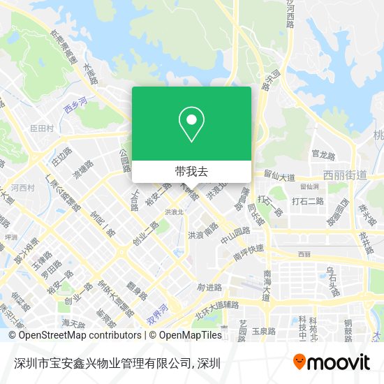深圳市宝安鑫兴物业管理有限公司地图