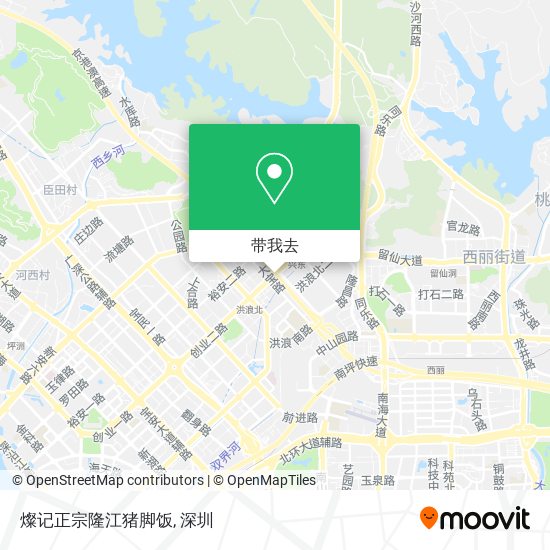 燦记正宗隆江猪脚饭地图