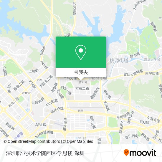 深圳职业技术学院西区-学思楼地图