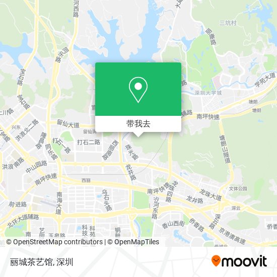 丽城茶艺馆地图