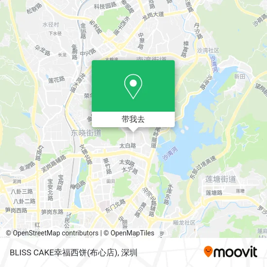 BLISS CAKE幸福西饼(布心店)地图