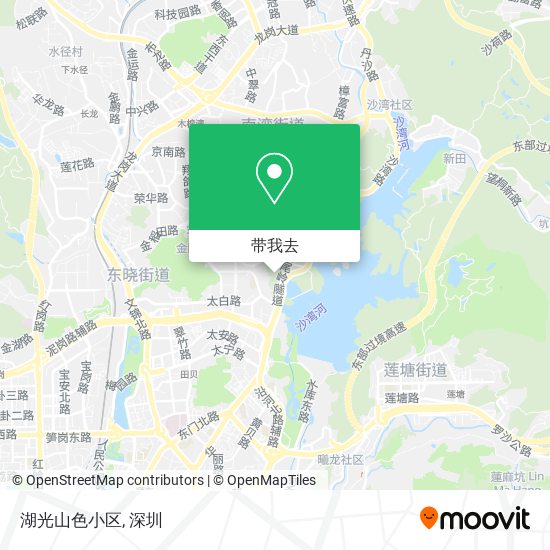 湖光山色小区地图