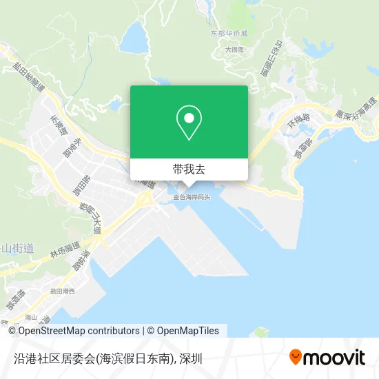沿港社区居委会(海滨假日东南)地图