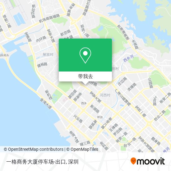 一格商务大厦停车场-出口地图