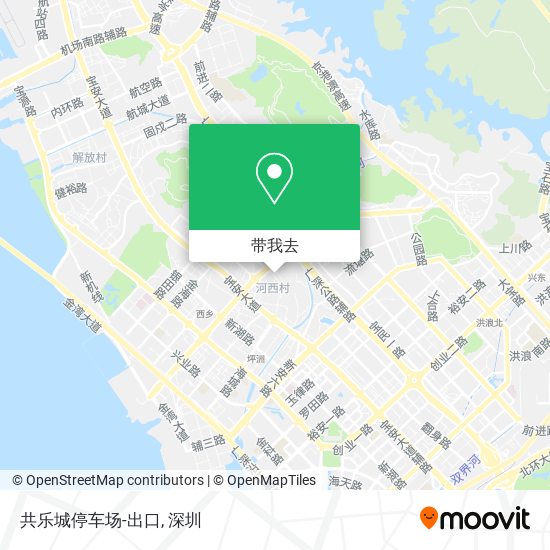 共乐城停车场-出口地图