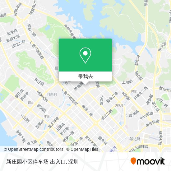 新庄园小区停车场-出入口地图
