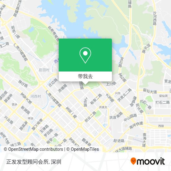 正发发型顾问会所地图