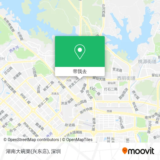 湖南大碗菜(兴东店)地图