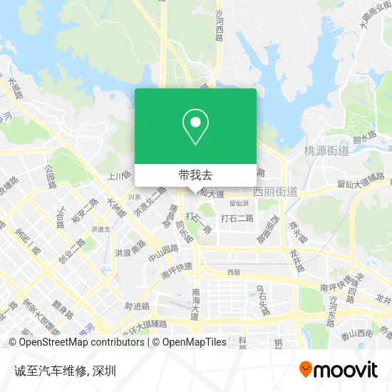 诚至汽车维修地图