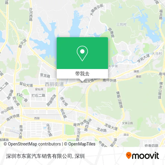深圳市东富汽车销售有限公司地图