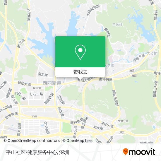 平山社区-健康服务中心地图