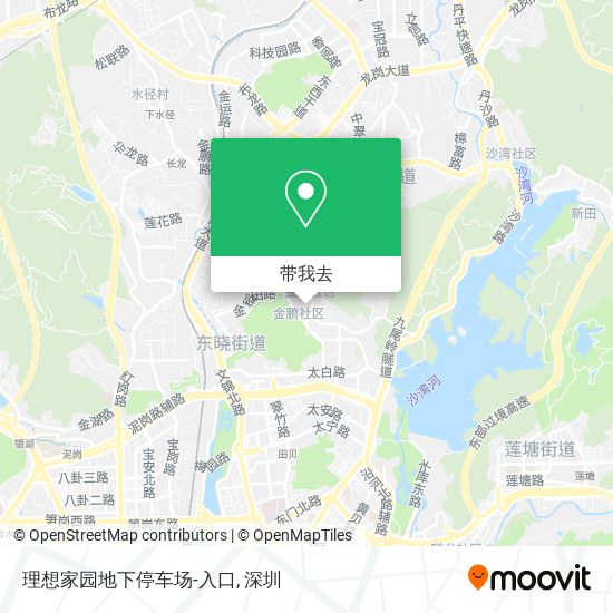 理想家园地下停车场-入口地图