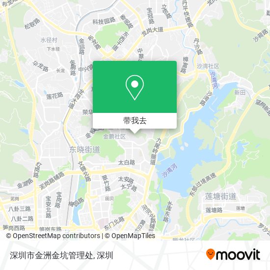深圳市金洲金坑管理处地图