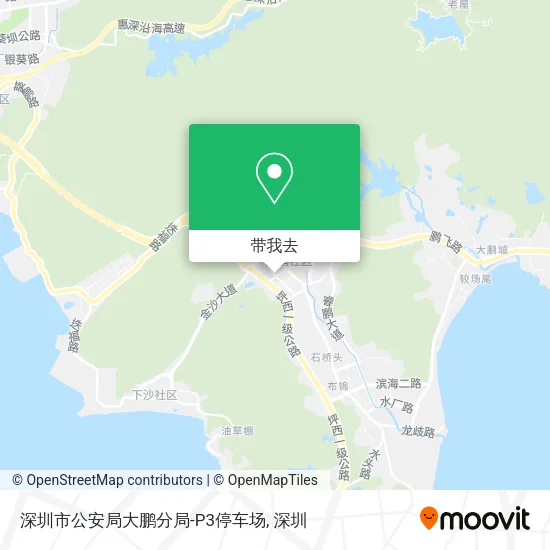 深圳市公安局大鹏分局-P3停车场地图