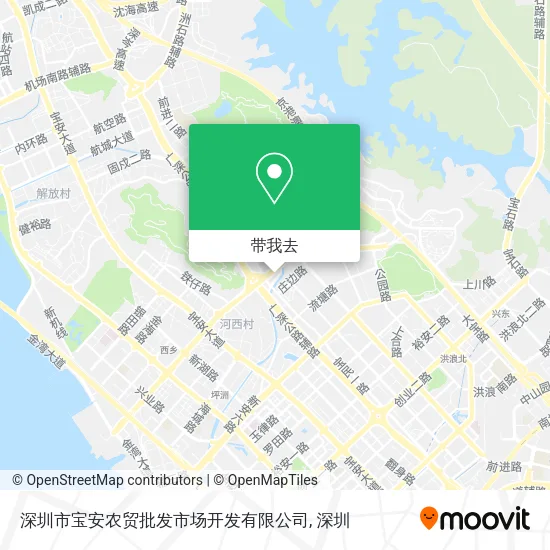 深圳市宝安农贸批发市场开发有限公司地图