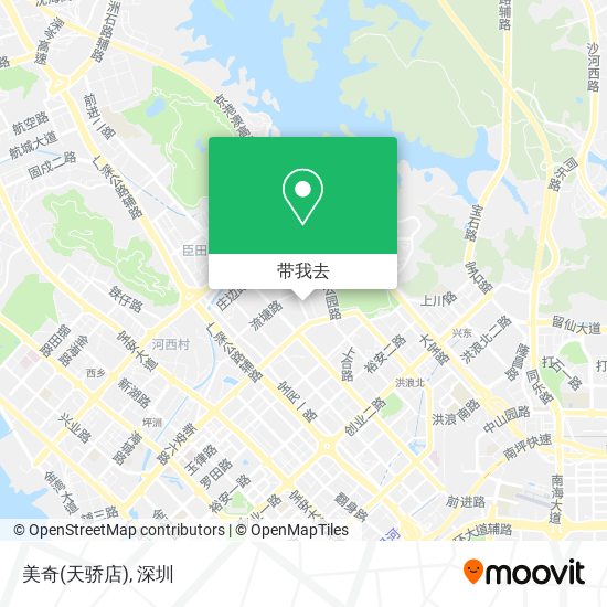 美奇(天骄店)地图