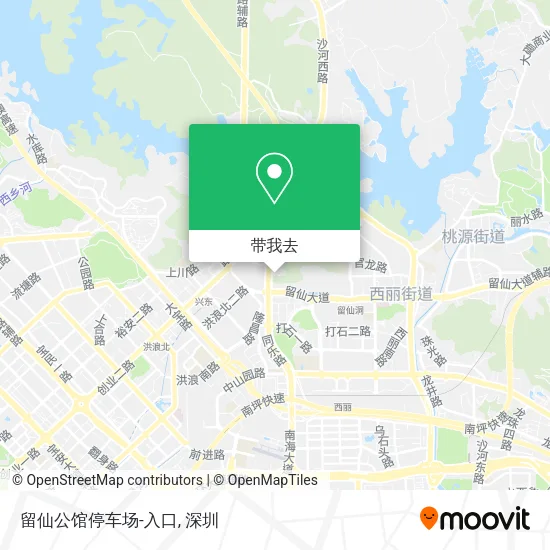 留仙公馆停车场-入口地图