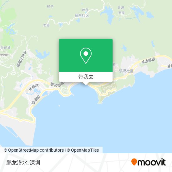 鹏龙潜水地图
