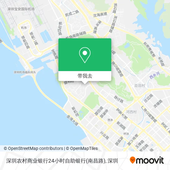 深圳农村商业银行24小时自助银行(南昌路)地图