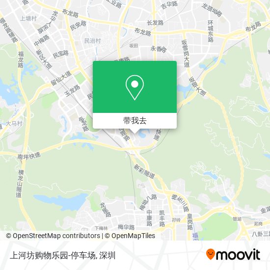 上河坊购物乐园-停车场地图