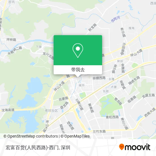 宏富百货(人民西路)-西门地图