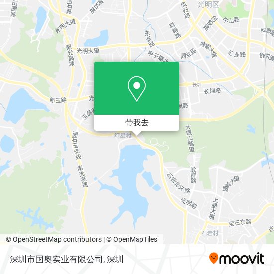 深圳市国奥实业有限公司地图