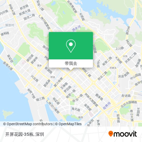 开屏花园-35栋地图