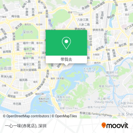 一心一味(赤尾店)地图