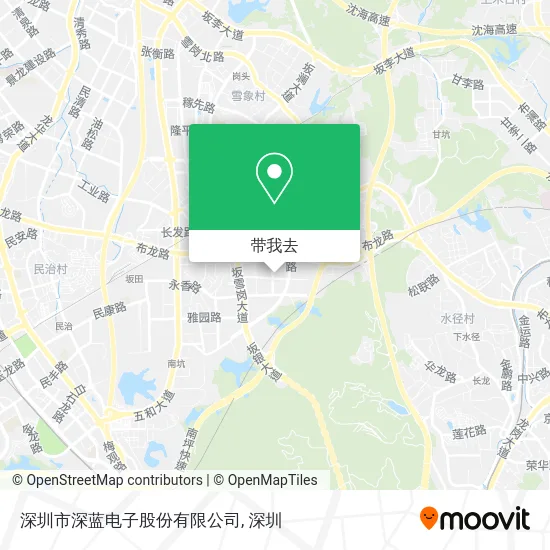深圳市深蓝电子股份有限公司地图