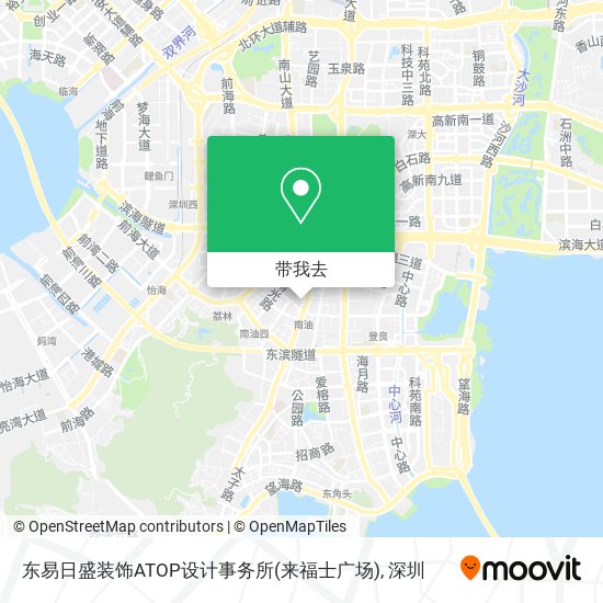东易日盛装饰ATOP设计事务所(来福士广场)地图