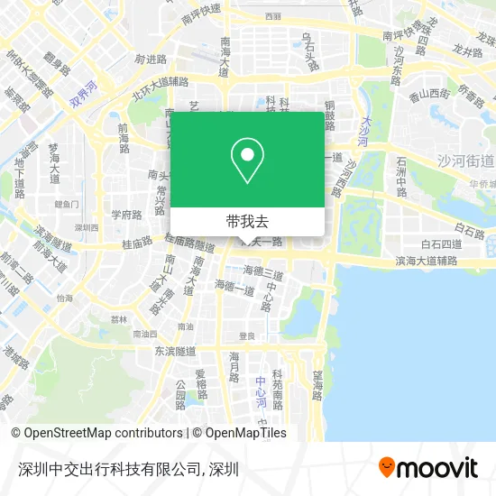 深圳中交出行科技有限公司地图