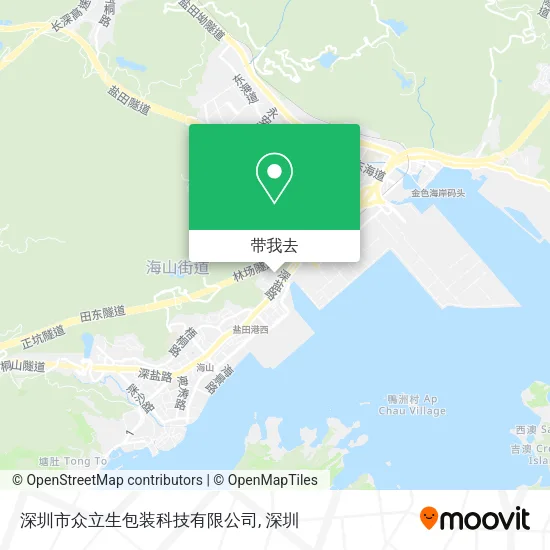 深圳市众立生包装科技有限公司地图