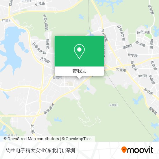 钧生电子精大实业(东北门)地图