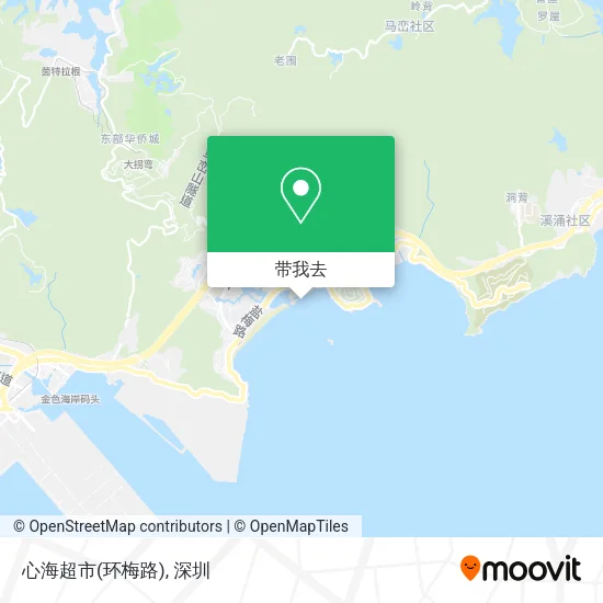 心海超市(环梅路)地图