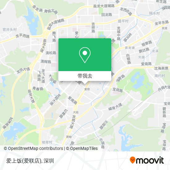 爱上饭(爱联店)地图