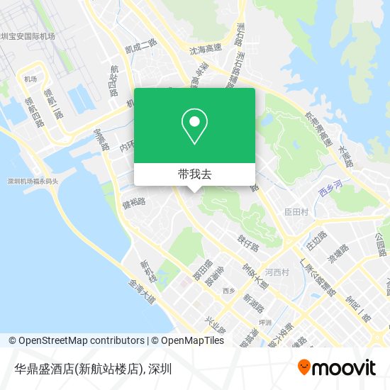 华鼎盛酒店(新航站楼店)地图