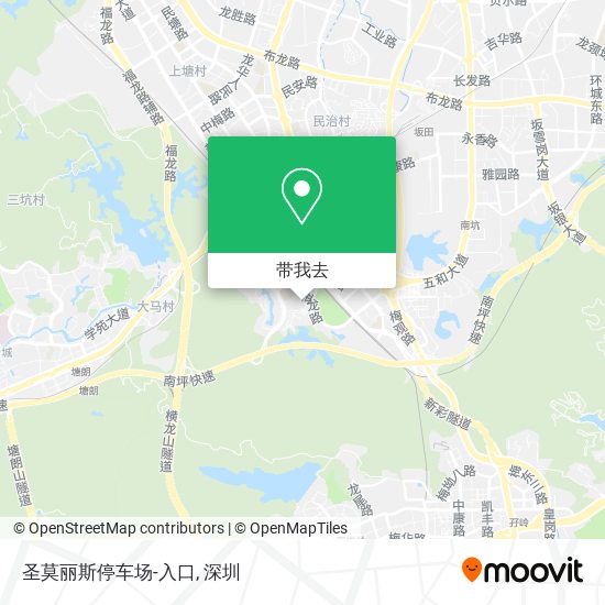 圣莫丽斯停车场-入口地图