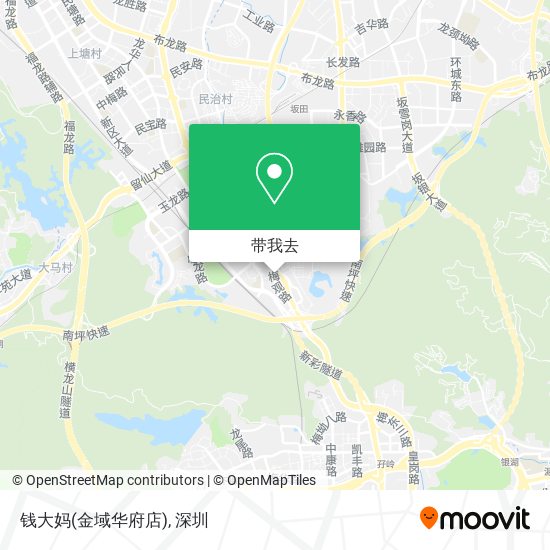 钱大妈(金域华府店)地图