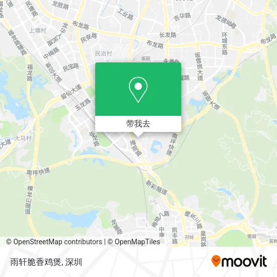 雨轩脆香鸡煲地图