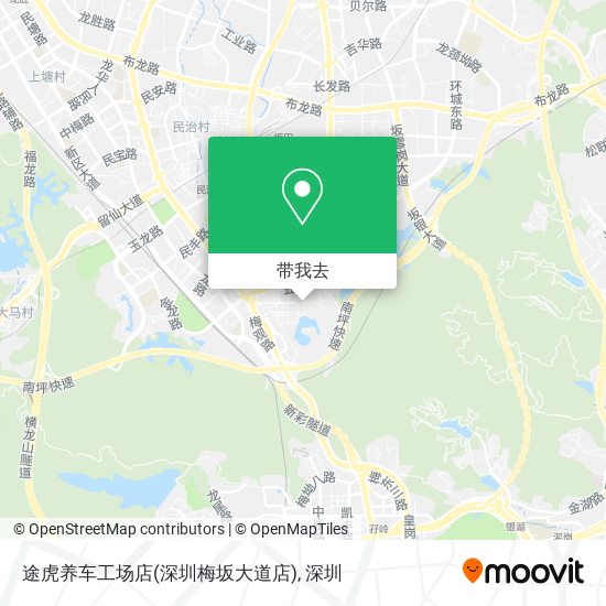 途虎养车工场店(深圳梅坂大道店)地图