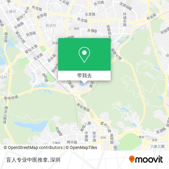 盲人专业中医推拿地图