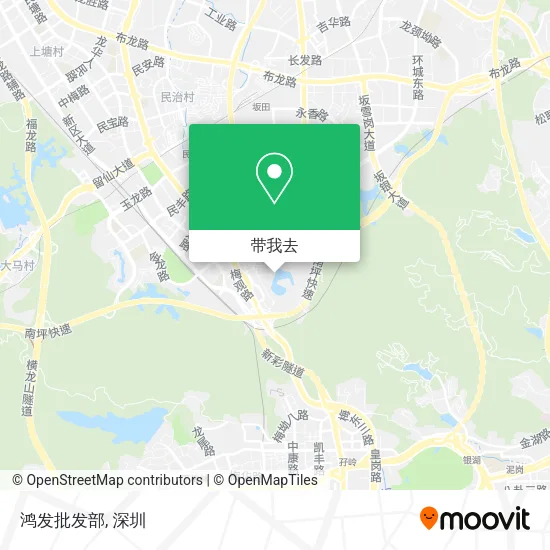鸿发批发部地图