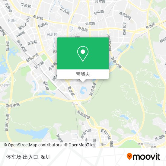 停车场-出入口地图