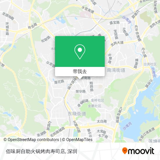 佰味厨自助火锅烤肉寿司店地图