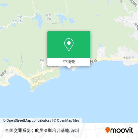 全国交通系统引航员深圳培训基地地图