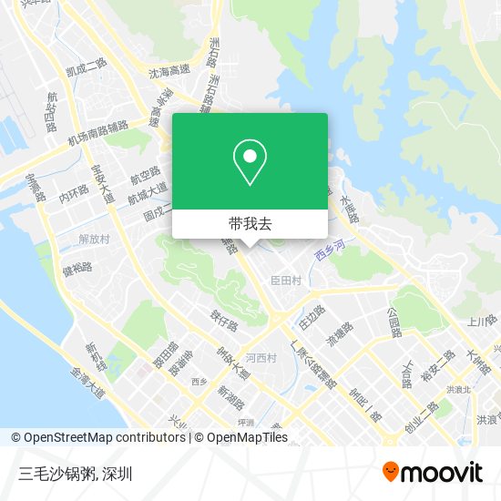 三毛沙锅粥地图